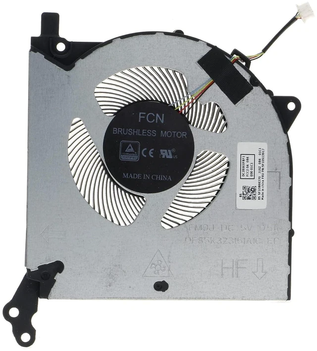 Alt view image 5 of 6 - Replacement CPU+GPU Cooling Fan for Lenovo Legion 5 5I 15IMH05 15ARH Legion 5 5i 17 2020 Model DC28000FAF0 FM9H DC28000FBF1 FM9J 5F10S13917