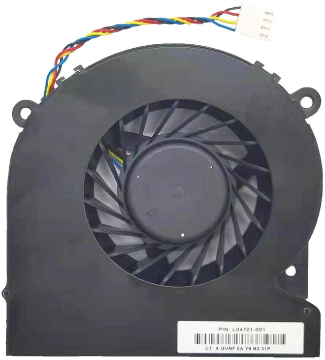 Alt view image 2 of 2 - Replacement New CPU Cooling Fan for HP Omni 220 320 420 620 520 Envy 23 TouchSmart AiO 23-d010ea 20-B314 20-B 20-B100 All-in-One Series 1323-00DU0H2 L04701-001 656514-001 BUB1012HH-7BH Fan