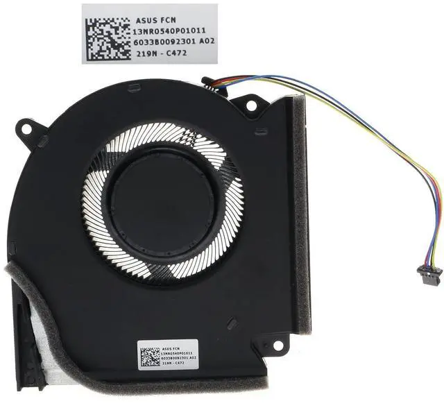 Alt view image 6 of 6 - CPU GPU Cooling Fan for Asus ROG Strix G533Q G513QR G713QR G733QS 12V 1A FNAA 13NR0540P02011 DFSCK22D058830 FNAB 13NR0540P01011 DFSCM227163927