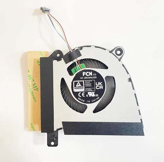 Alt view image 3 of 6 - CPU+GPU Cooling Fan for ASUS Rog Zephyrus G14 2022 GA402R GA402K GA402RJ 5V | GA402RK GA402RK-G14.R96800 Series DFS5L32G064867 FP50 DFS5L32G164867 FP3F
