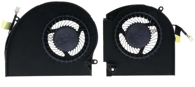 Alt view image 2 of 4 - CPU & GPU Cooling Fan Replacement for Dell Alienware 17 R4 17 R5 P31E ALW17C MG75090V1-C060-S9A MG75090V1-C070-S9A 4RFW1