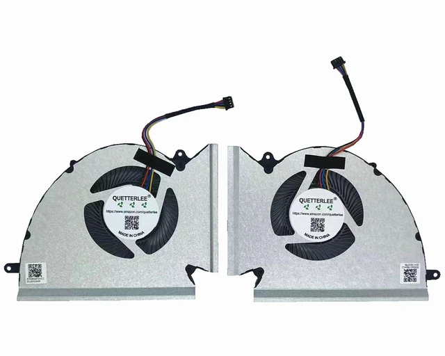 Main image of Replacement New Laptop CPU + GPU Cooling Fan for MSI GE76 GP76 WE76 MS-17K3 MS-17K2 MS-17K1 Series PABD1A010SHL-N452 PABD1A010SHR-N451 DC12V 0.6A Fan