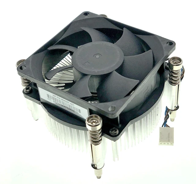Alt view image 2 of 7 - New Desktop CPU Heatsink with cooling Fan for HP EliteDesk 705 800 600 G2 SFF Series 810285-001 804057-001 4-pin 4-wire