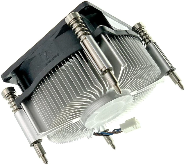 Alt view image 4 of 7 - New Desktop CPU Heatsink with cooling Fan for HP EliteDesk 705 800 600 G2 SFF Series 810285-001 804057-001 4-pin 4-wire