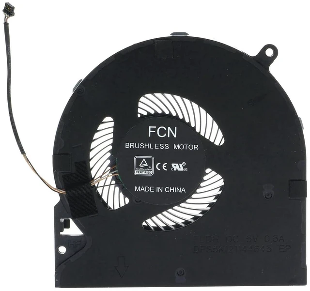 Alt view image 5 of 6 - Replacement CPU&GPU Cooling Fan for Razer Blade 15 RZ09-02886 RZ09-0288 RZ09-0301 RZ09-03018E52 RZ09-03017EM2 Blade 15 Advanced RZ09-0330 Model 2020 FNDY FNDX RZ09-0367 2021 DFS5K123043635