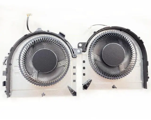 Alt view image 2 of 6 - Replacement CPU+GPU Cooling Fan for Lenovo IdeaPad Gaming 3-15ACH6 3-15IHU6 82K2 5H40S20431 DC5V Series BAPB0809R5HHY002 BAPB0809R5HY001 DFS5M325063B1H FNLX DFS5K12B159A1H FNLY