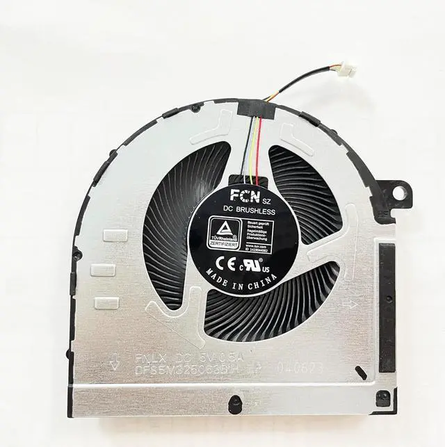 Alt view image 3 of 6 - Replacement CPU+GPU Cooling Fan for Lenovo IdeaPad Gaming 3-15ACH6 3-15IHU6 82K2 5H40S20431 DC5V Series BAPB0809R5HHY002 BAPB0809R5HY001 DFS5M325063B1H FNLX DFS5K12B159A1H FNLY