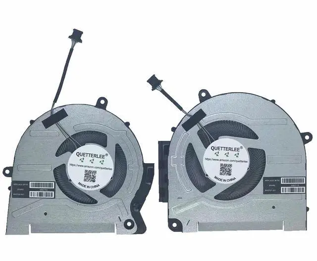 Alt view image 2 of 2 - New Laptop CPU + GPU Cooling Fan for HP Envy 17-CH 17X 17M-CH 17-CH0008CA 17-CH0010CA 17T-CH 17T-CH000 TPN-W148 Series EG50050S1-1C160-S9A EG50050S1-1C170-S9A M45786-001 M45787-001 Fan
