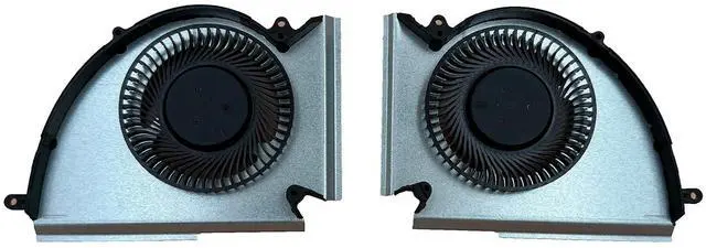 Alt view image 2 of 6 - Replacement New Laptop CPU + GPU Cooling Fan for MSI GE76 GP76 WE76 MS-17K3 MS-17K2 MS-17K1 Series PABD1A010SHL-N452 PABD1A010SHR-N451 DC12V 0.6A Fan