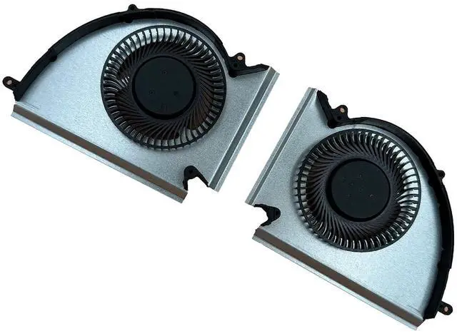 Alt view image 5 of 6 - Replacement New Laptop CPU + GPU Cooling Fan for MSI GE76 GP76 WE76 MS-17K3 MS-17K2 MS-17K1 Series PABD1A010SHL-N452 PABD1A010SHR-N451 DC12V 0.6A Fan