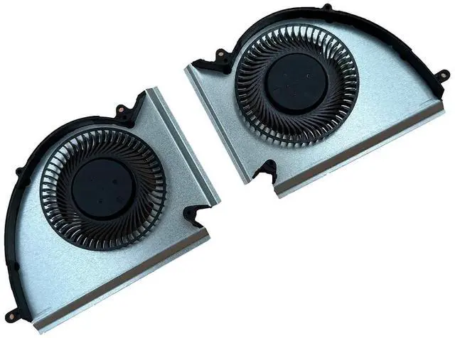 Alt view image 6 of 6 - Replacement New Laptop CPU + GPU Cooling Fan for MSI GE76 GP76 WE76 MS-17K3 MS-17K2 MS-17K1 Series PABD1A010SHL-N452 PABD1A010SHR-N451 DC12V 0.6A Fan
