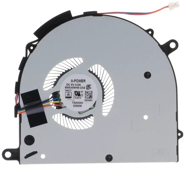 Main image of Replacement CPU Cooling Fan for MSI Prestige 14 Evo A12M A10SC A10RAS A10RB A11SCX Summit E14 B14 Modern 14 B10MW 10th BS5205HS-U3Z E322500520 MS-14C