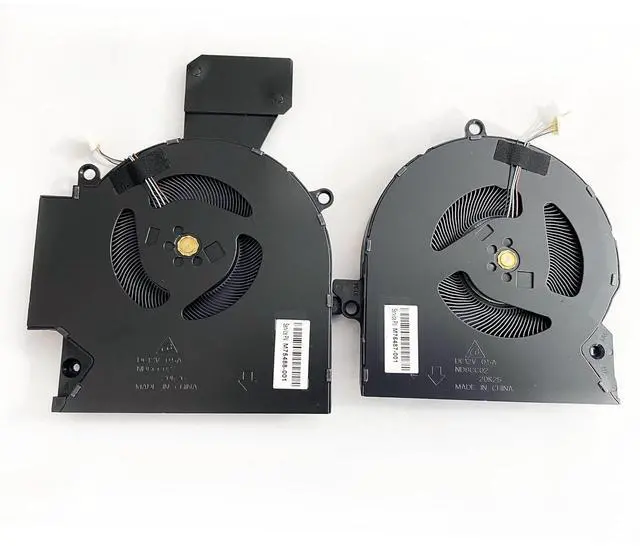 Main image of Replacement CPU+GPU Cooling Fan for HP OMEN 16-B 16-C DC12V | TPN-Q265 TPN-Q267 Series M75487-001 ND8CC02-20K25 M75488-001 ND8CC02-20K26