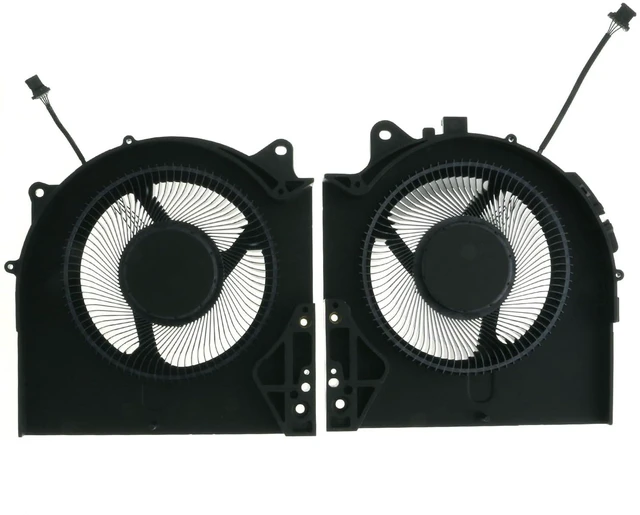 Alt view image 2 of 6 - CPU+GPU Cooling Fan Replacement for Dell Alienware M17 R5 2022 Year MG75091V1-C080-S9A MG75091V1-C090-S9A 5K24054NA4 5K24054OLR DC 12V