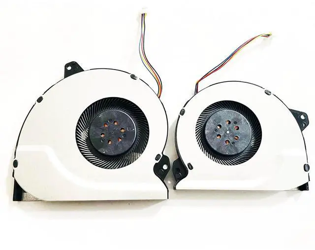 Main image of Replacement CPU+GPU Cooling Fan for ASUS ROG Strix GL702VMK GL702VML GL702VM GL702VS GL702VSK S7VM DC5V 13NB0DQ0AM0201 DFS2000054Q0T FJ9U 13NB0DQ0AM0301 DFS551205ML0T FJ9T
