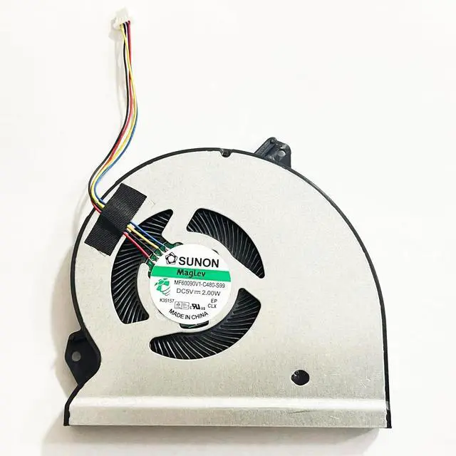 Alt view image 4 of 6 - Replacement CPU+GPU Cooling Fan for ASUS ROG Strix GL702VMK GL702VML GL702VM GL702VS GL702VSK S7VM DC5V 13NB0DQ0AM0201 DFS2000054Q0T FJ9U 13NB0DQ0AM0301 DFS551205ML0T FJ9T