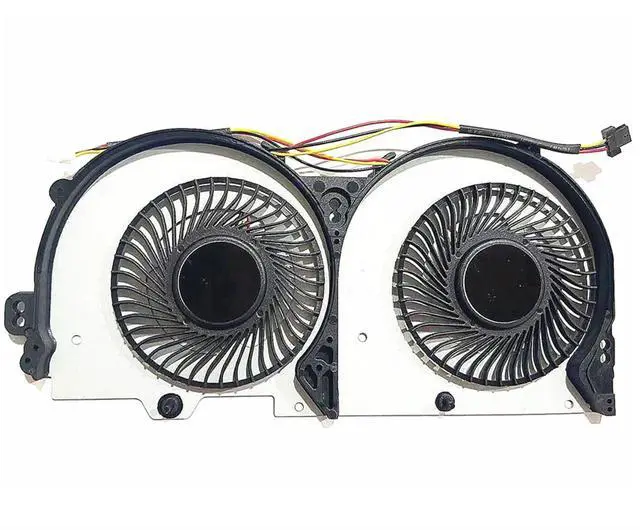 Alt view image 5 of 6 - CPU+GPU Cooling Fan Replacement for Clevo P950 P950HR P950ER | T97 T96E T800 Series BS5005HS-U3E BS500HS-U3D 6-31-P95E2-101 6-31-P9502-102 DC5V 0.50A 4-Wires