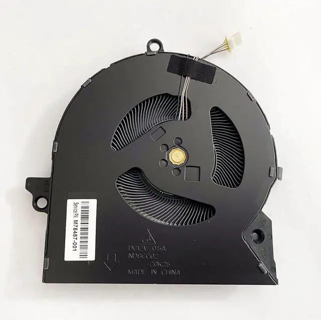 Alt view image 6 of 6 - Replacement CPU+GPU Cooling Fan for HP OMEN 16-B 16-C DC12V | TPN-Q265 TPN-Q267 Series M75487-001 ND8CC02-20K25 M75488-001 ND8CC02-20K26