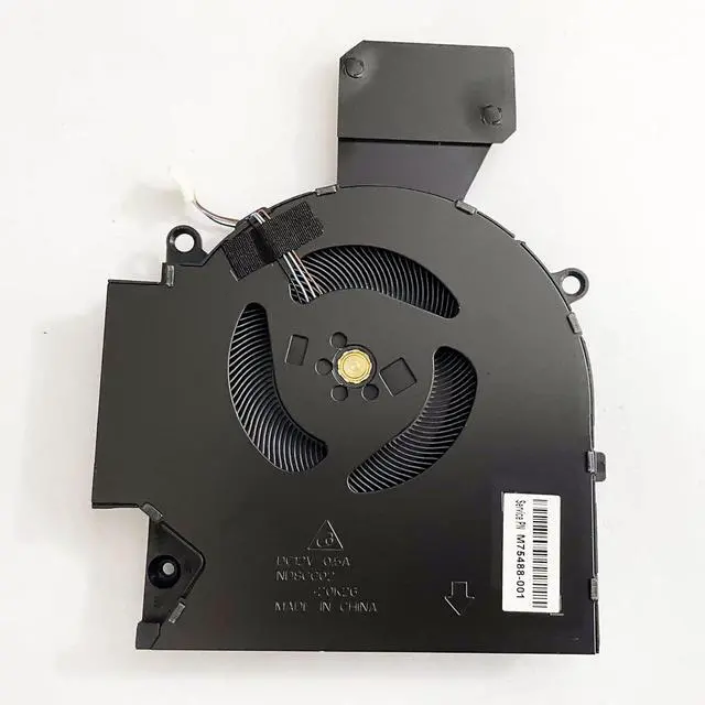 Alt view image 4 of 6 - Replacement CPU+GPU Cooling Fan for HP OMEN 16-B 16-C DC12V | TPN-Q265 TPN-Q267 Series M75487-001 ND8CC02-20K25 M75488-001 ND8CC02-20K26