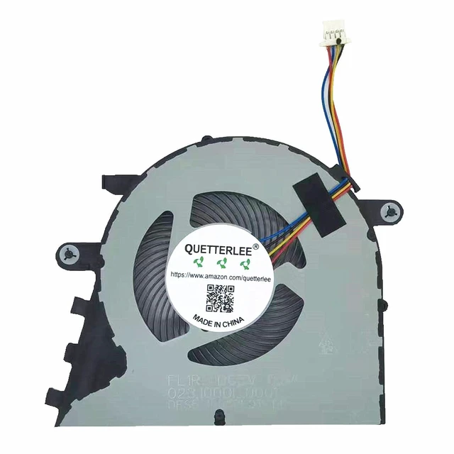 Main image of Replacement New CPU Cooling Fan for Lenovo Ideapad V330-15IKB V330-15ISK V330-15IGM V330-15IKBR V130-15IGM V130-15IKB V130-15ISK V130-15IKBR E53-80 Series DFS531005PL0T FL1R DC5V 0.5A Fan