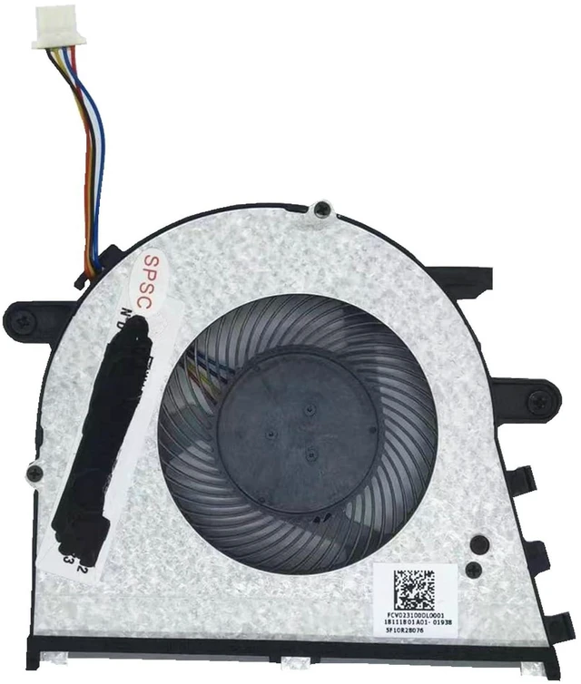 Alt view image 2 of 2 - Replacement New CPU Cooling Fan for Lenovo Ideapad V330-15IKB V330-15ISK V330-15IGM V330-15IKBR V130-15IGM V130-15IKB V130-15ISK V130-15IKBR E53-80 Series DFS531005PL0T FL1R DC5V 0.5A Fan