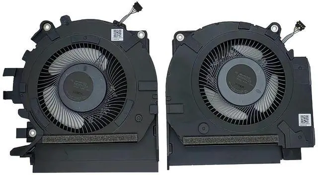 Alt view image 2 of 4 - Replacement New CPU and GPU Cooling Fan for HP Envy 15-EP TNP-Q237 Series M04776-001 M04777-001 ND85C25-19J12 ND85C24-19J11 DC12V 0.5A Fan