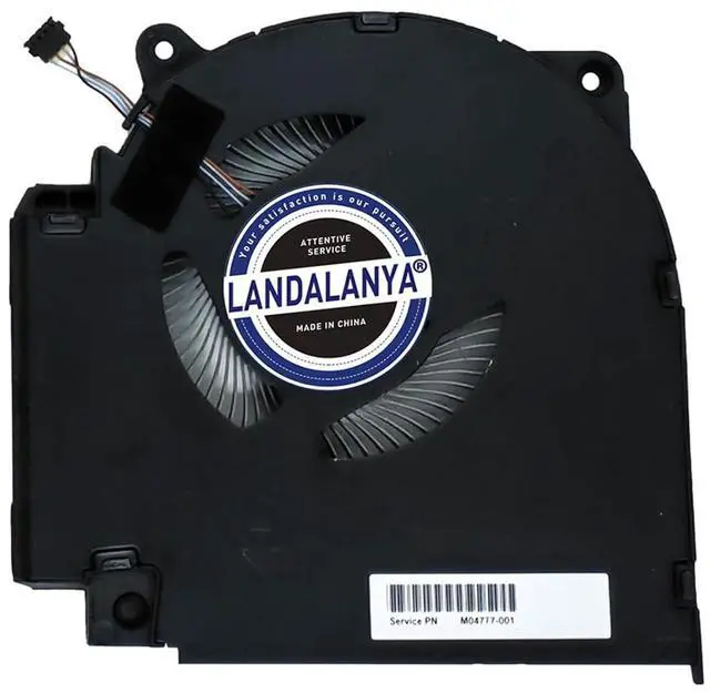 Alt view image 4 of 4 - Replacement New CPU and GPU Cooling Fan for HP Envy 15-EP TNP-Q237 Series M04776-001 M04777-001 ND85C25-19J12 ND85C24-19J11 DC12V 0.5A Fan