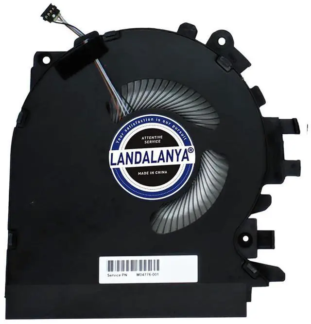 Alt view image 3 of 4 - Replacement New CPU and GPU Cooling Fan for HP Envy 15-EP TNP-Q237 Series M04776-001 M04777-001 ND85C25-19J12 ND85C24-19J11 DC12V 0.5A Fan