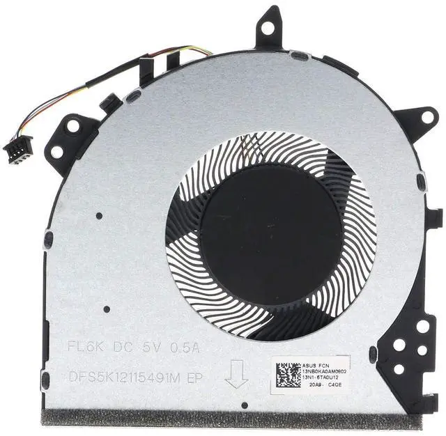 Alt view image 2 of 4 - CPU Cooling Fan for ASUS VIVOBOOK X512DA X512UA X512UF X512DK X512FA X512FB X512UB F512UA F512FA F512DA A512FA A512FB A512UA K512FA K542UF 13NB0KA0AM0802