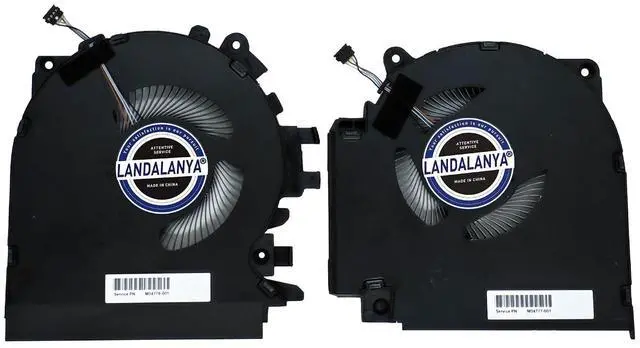 Main image of Replacement New CPU and GPU Cooling Fan for HP Envy 15-EP TNP-Q237 Series M04776-001 M04777-001 ND85C25-19J12 ND85C24-19J11 DC12V 0.5A Fan