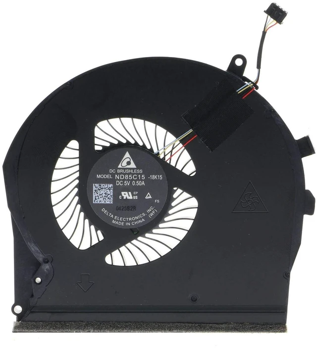 Alt view image 5 of 6 - CPU GPU Cooling Fan for HP Gaming Pavilion 17-CD TPN-C142 L56873-001 ND85C15-18K15 ND85C14-18K14