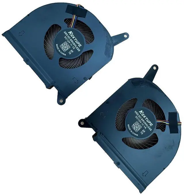 Alt view image 4 of 6 - New Laptop CPU+GPU Cooling Fan for Gigabyte Aorus 15P 15G 17G KB SB WB XB YB YC KC XC RX5G RX7G AERO 15 OLED SA 17 HDR XA RP75XA RP77XA RP77XD AERO 17 RP77 RP75W Series PLB07010S12HH DC12V Fan