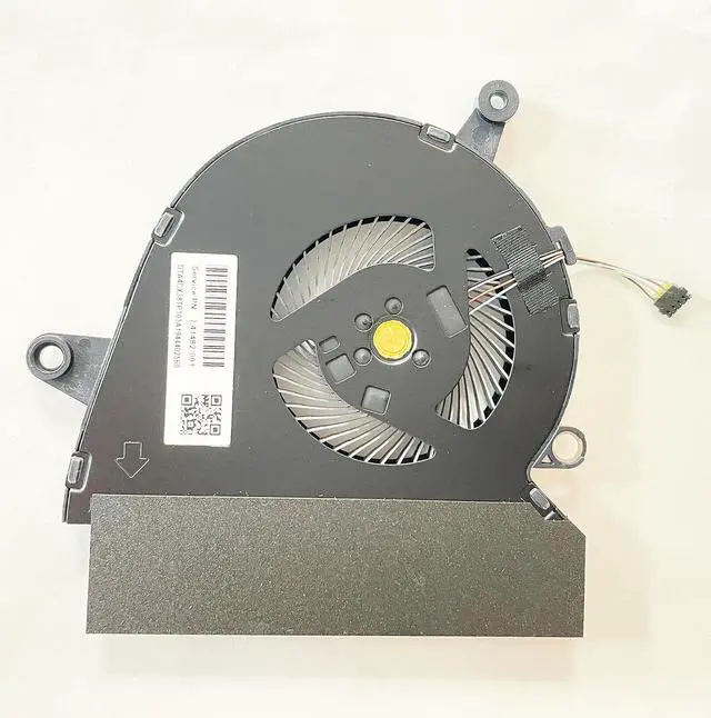 Alt view image 5 of 6 - CPU+GPU Cooling Fan for HP Spectre X360 15-DF 15T-DF000 15-DF0008CA DC5V | 15-DF0013DX 15-DF0033DX 15-DF0043DX 15-DF0068NR ND75C23-18C11 ND75C23-18C12 L41482-001 L41483-001