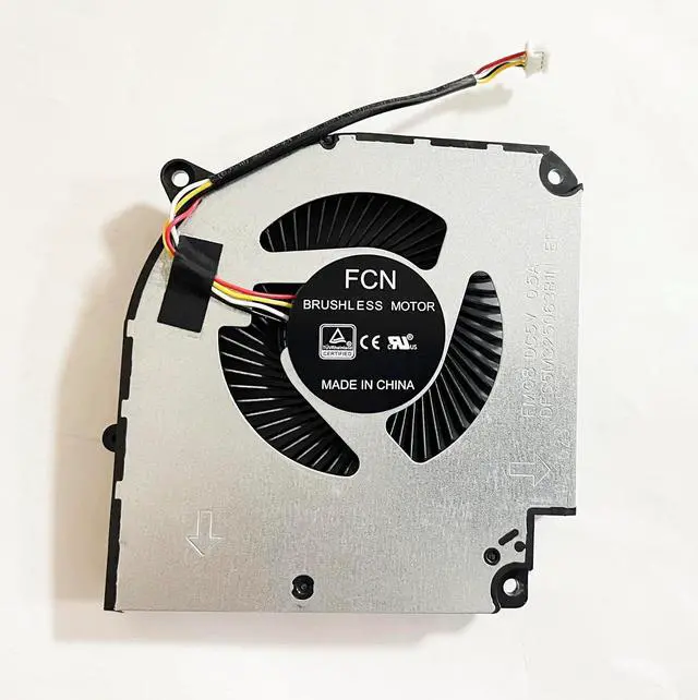 Alt view image 6 of 6 - CPU+GPU Cooling Fan Replacement for Gigabyte Gaming G5 KC G7 KC | FLHF, DFS5K221153711, FLHJ, FMQ8, DFS5M325063B1N (Thick Pairs)