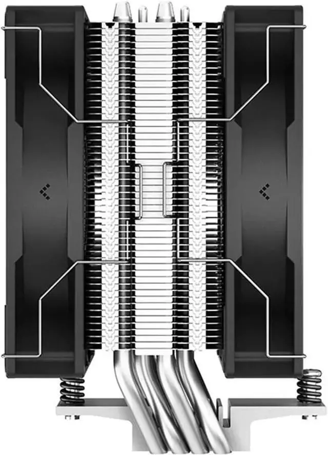 Alt view image 5 of 7 - DEEPCOOL AG400 4 Heat Pipes Dual Fan CPU Air-Cooling Radiator 2000RPM Desktop Cooling Fan Compatible for Intel LGA1700 1200 115X AMD AM4(AG400PLUS G2)