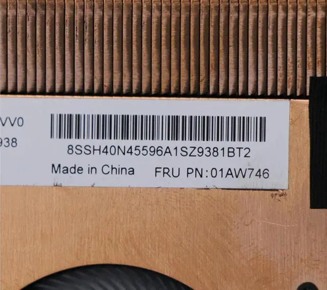 Alt view image 5 of 5 - CPU Cooling Fan Heatsink Replacement for Lenovo ThinkPad X390 X395 X13(2020 Models) Series 5H40W36667 01AW747 01AW748 01AW746