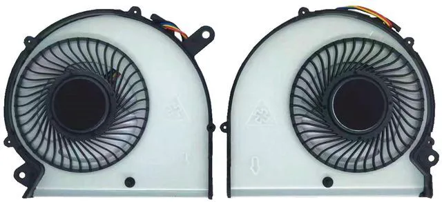 Alt view image 2 of 2 - Replacement New Laptop CPU + GPU Cooling Fan for Gigabyte RP64 RP64W P64 P64W PR65 RP65W Aero14 Aero15 15X 15W 15P 15KB V8 X9 Y9 aero15 Classic sa Series BS5005HS-U2N BS5005HS-U2M DC5V Fan