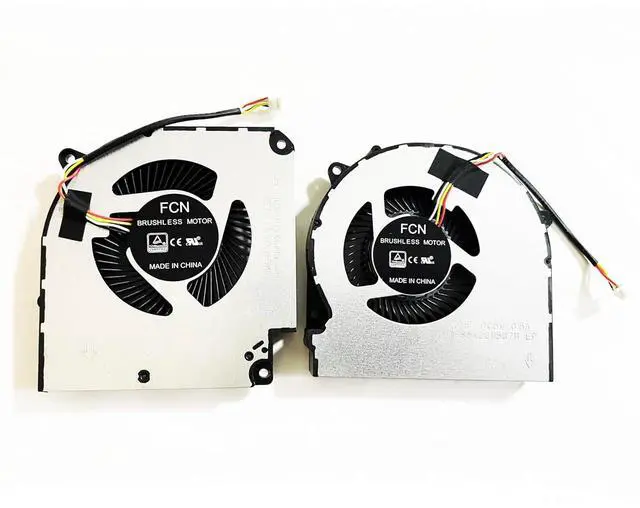 Alt view image 2 of 6 - CPU+GPU Cooling Fan Replacement for Gigabyte Gaming G5 KC G7 KC | FLHF, DFS5K221153711, FLHJ, FMQ8, DFS5M325063B1N (Thick Pairs)