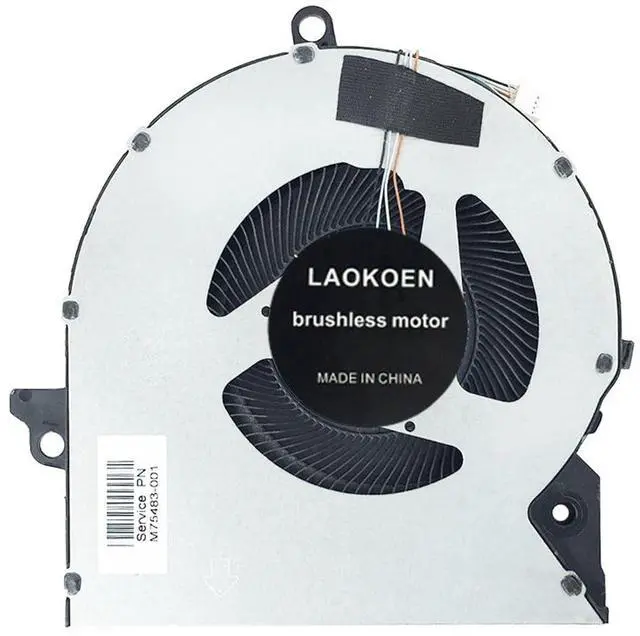 Alt view image 2 of 7 - New Cooling Fans for HP OMEN 16-b 16-c RTX3050 3050Ti Series DC5V Fan 16-c0001dx TPN-Q265 Q267 M75483-001 M75485-001 EG750070S1-C680-S9A EG750070S1-C690-S9A,(NOT for RTX3060 RTX3070 DC12V Fan)