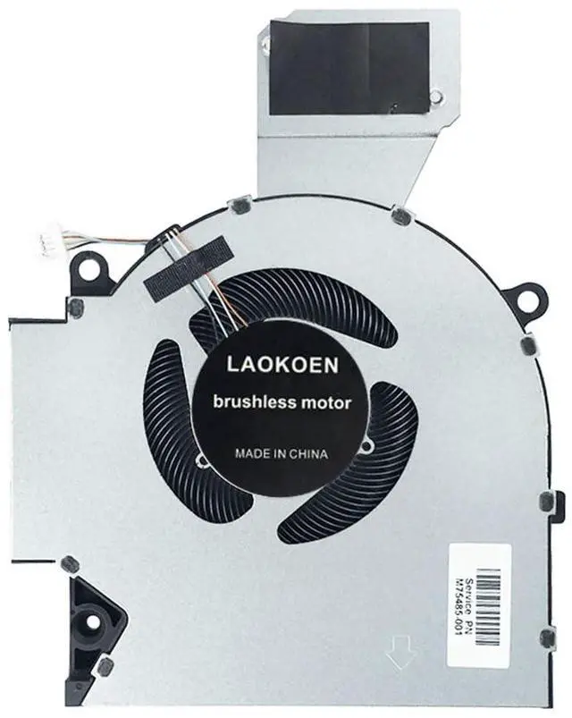 Alt view image 3 of 7 - New Cooling Fans for HP OMEN 16-b 16-c RTX3050 3050Ti Series DC5V Fan 16-c0001dx TPN-Q265 Q267 M75483-001 M75485-001 EG750070S1-C680-S9A EG750070S1-C690-S9A,(NOT for RTX3060 RTX3070 DC12V Fan)