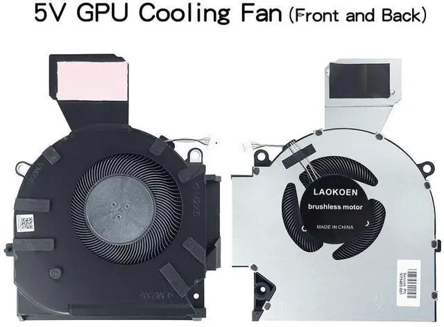 Alt view image 7 of 7 - New Cooling Fans for HP OMEN 16-b 16-c RTX3050 3050Ti Series DC5V Fan 16-c0001dx TPN-Q265 Q267 M75483-001 M75485-001 EG750070S1-C680-S9A EG750070S1-C690-S9A,(NOT for RTX3060 RTX3070 DC12V Fan)
