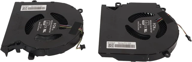 Alt view image 7 of 7 - Laptop Cooling Fan for OMEN 15 EK TPN Q236 Fans Cooler Radiator M04216 001 ND8CC02 19j22 19j23, CPU GPU Cooler for M04215 001 ND8CC03 19C23 Laptop (CPU GPU)