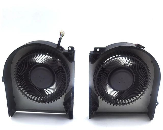 Alt view image 2 of 7 - CPU + GPU Cooling Fans Suitable for Alienware Area 51m R1 RTX2070 RTX2080S Series Laptop Cooler Fan 12V 1.2A 5 PIN 4 Wires BSM1012MD-03 + BSM1012MD-02 P/N: 0TPV77 + 0TW5Y8 (2PCS)