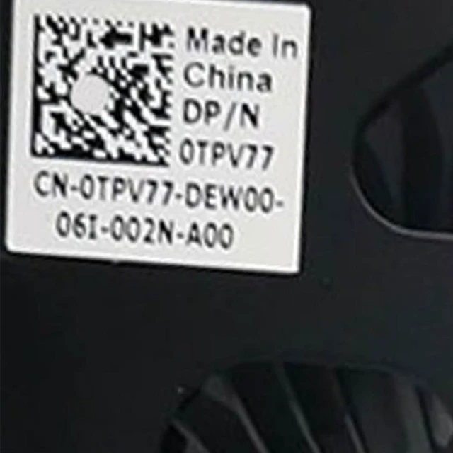 Alt view image 6 of 7 - CPU + GPU Cooling Fans Suitable for Alienware Area 51m R1 RTX2070 RTX2080S Series Laptop Cooler Fan 12V 1.2A 5 PIN 4 Wires BSM1012MD-03 + BSM1012MD-02 P/N: 0TPV77 + 0TW5Y8 (2PCS)
