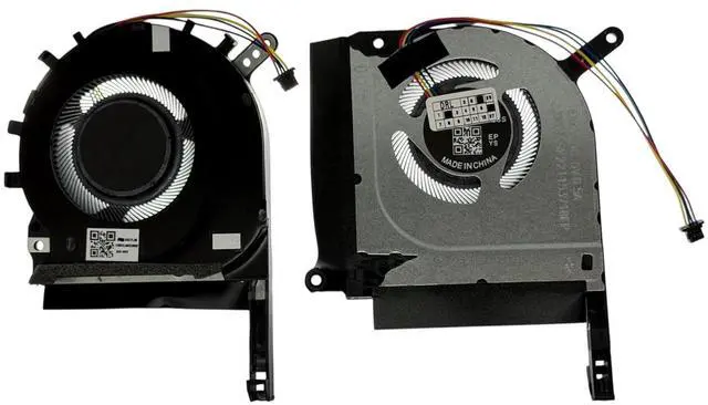 Alt view image 3 of 6 - CPU+GPU Cooling Fan for Asus 13NR0600T05011, 13NR0600T04011, 13NR0750T01011, DFS5K22B056738, DFS5K2211533718 / DQ5D577E009, DQ5D577E010, TUF Gaming F15 FX506HC, FX506HCB, FX506HE, FX506HEB, FX506HF