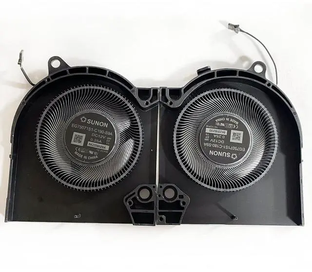 Alt view image 2 of 6 - Replacement CPU+GPU Cooling Fan for Dell G15 5520 2022 RTX3070 12V 1A Series DFSCK22115181T EG75071S1-C190-S9A FNCV DFSCK22105182Q EG75071S1-C180-S9A FNCW