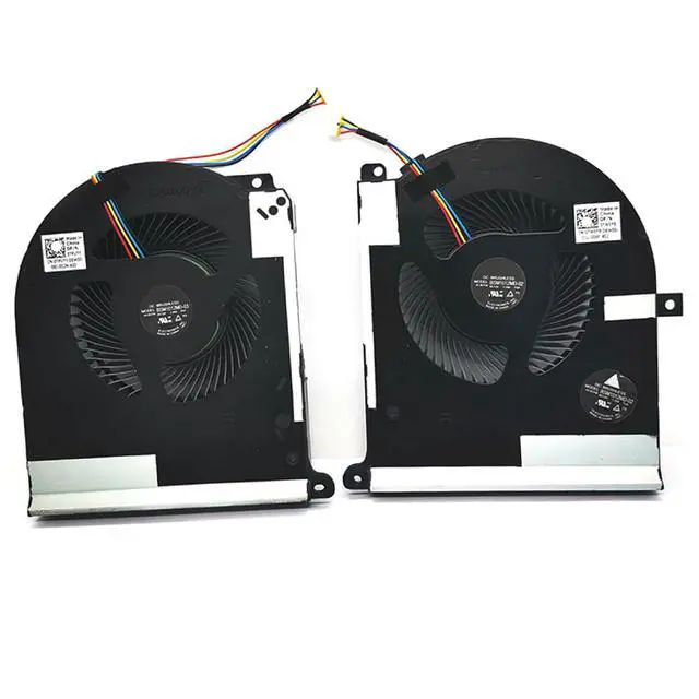 Main image of CPU + GPU Cooling Fans Suitable for Alienware Area 51m R1 RTX2070 RTX2080S Series Laptop Cooler Fan 12V 1.2A 5 PIN 4 Wires BSM1012MD-03 + BSM1012MD-02 P/N: 0TPV77 + 0TW5Y8 (2PCS)