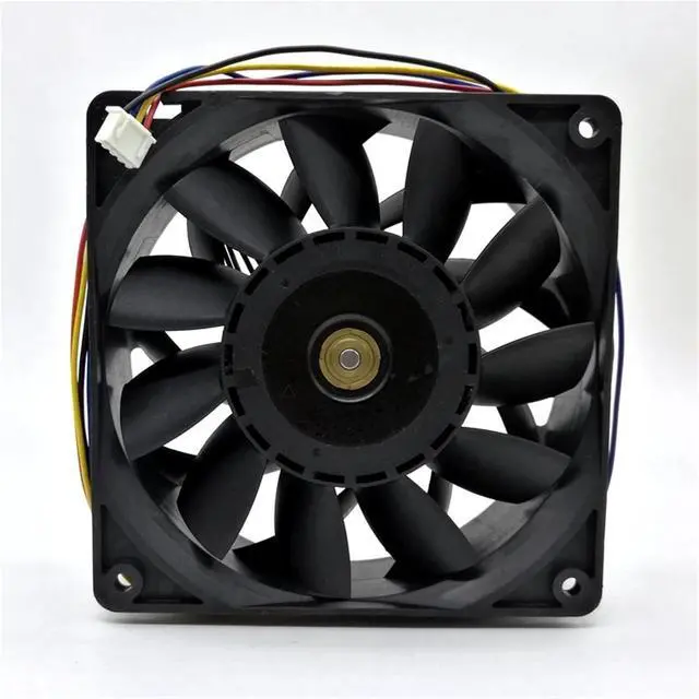 Alt view image 2 of 2 - 120mm 48V Cooling Fan 12cm for 2B12038B48U DC48v 1.30a 120x120x38MM 12cm 4Lines Inverter Cooling Fan