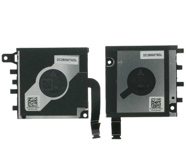 Main image of New CPU + GPU Cooling Fan Replacement for Dell Latitude 7320 Detachable | Compatible with 0DJ2D1 0PGV79 ND55C89-20F11 ND55C88-20F10 DC28000TADL DC28000T9DL | DC5V 0.5A 4-Pin