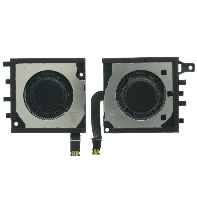 Alt view image 2 of 6 - New CPU + GPU Cooling Fan Replacement for Dell Latitude 7320 Detachable | Compatible with 0DJ2D1 0PGV79 ND55C89-20F11 ND55C88-20F10 DC28000TADL DC28000T9DL | DC5V 0.5A 4-Pin